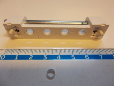 Preview: Scherenlager PVC mit 3 mm Positionszapfen, 100 kg, RAL 9016 verkehrsweiß-S, Maco